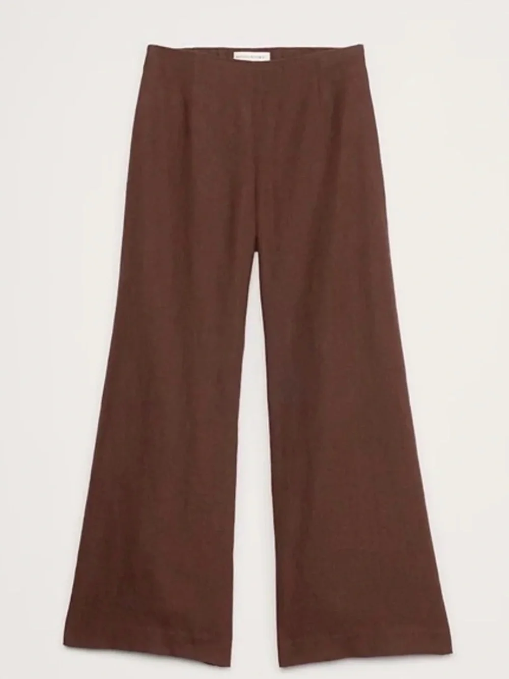 NWT Banana Republic Expresso Brown Mid Rise Kick Flare Ankle Pant Sz 8/Long